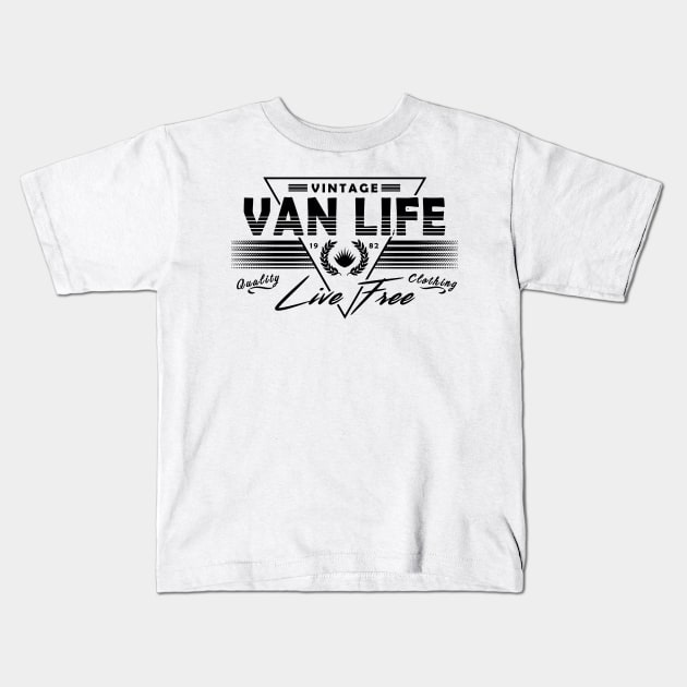 Van Life Kids T-Shirt by Tshirt Samurai